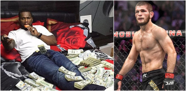 50 Cent предложил Хабибу $2 000 000 за выступление в «своей» лиге. И боец ответил