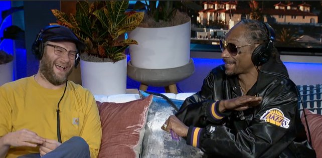 ​Snoop Dogg и Сет Роген обсуждают 6ix9ine: «Я бы выбрал себе псевдоним Текаши Миссионерская Поза»