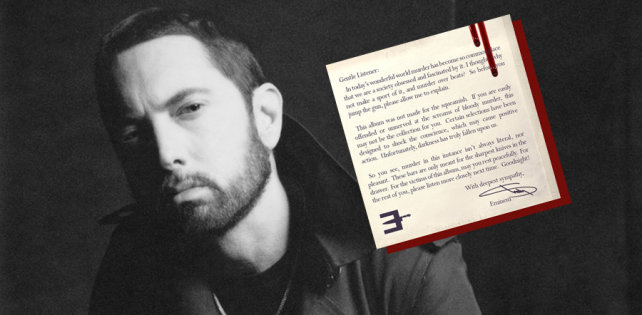 ​Eminem написал письмо «жертвам» своего нового альбома, чьи чувства он оскорбил: «Да упокоитесь вы с миром»