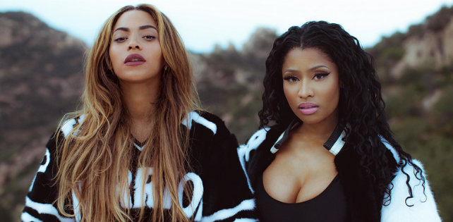 Фотографии со съемок клипа Beyonce и Nicki Minaj, наверное, лучше самого клипа