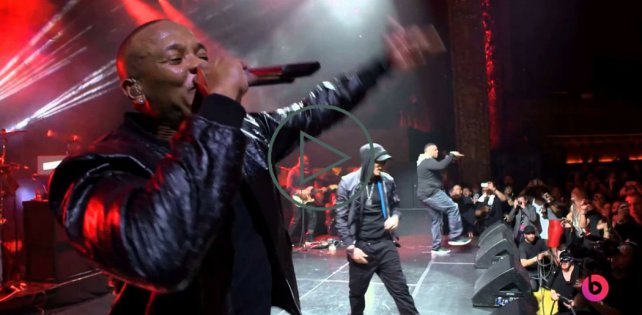 ​Eminem, Nas, Puff Daddy, Method Man и другие на концерте Dr. Dre