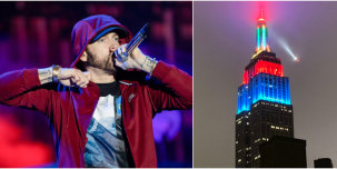 «Кинг-Конг никто в сравнении со мной»: Eminem выступил на крыше Эмпайр-стейт-билдинг