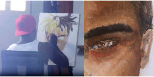 ​Hopsin написал портрет XXXTentacion — оказывается, изначально он был художником, а  не рэпером
