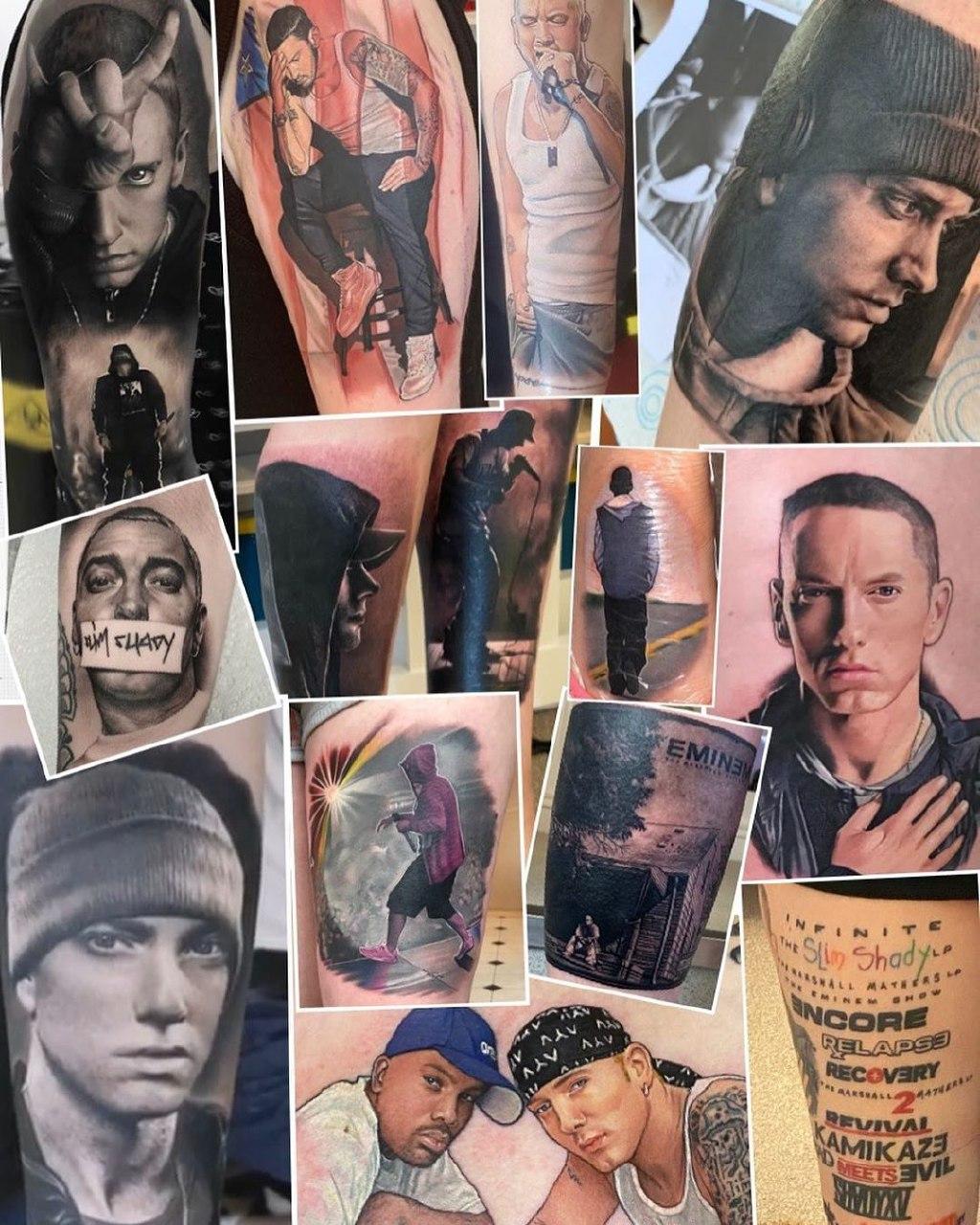 Фанатка сделала 23 татуировки с изображением Эминема — похоже, это мировой  рекорд | RAP.RU