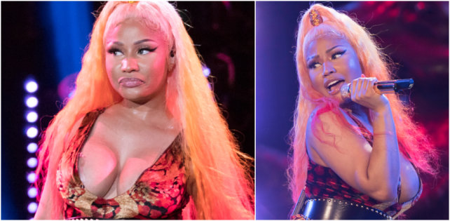 «Фанаты видели мои соски раз 50»: Nicki Minaj случайно показала грудь на концерте