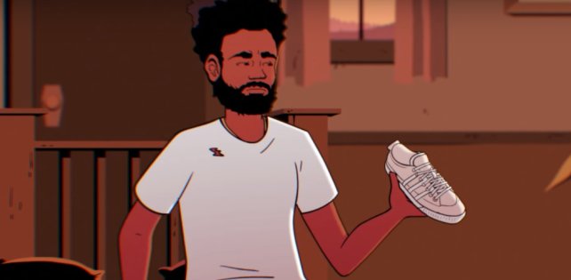 ​Childish Gambino в рекламе adidas — это продолжение анимационного клипа «Feels Like Summer»