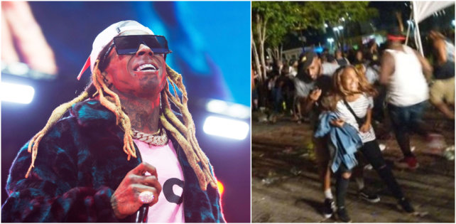 Паника, бегство через забор и 12 пострадавших: концерт Lil Wayne прервали крики о стрельбе