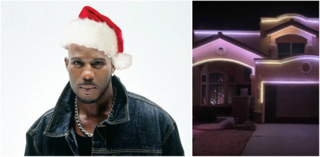​В США гирлянды на доме заставили мигать в такт рождественской песне DMX