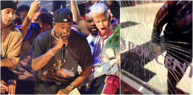 ​Travis Scott отменил концерт за два часа до начала, и толпа фантов в ярости начала штурмовать стадион