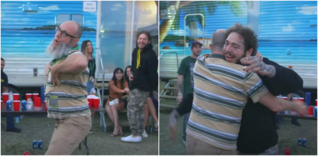 ​43-летний танцор стал мемом, станцевав под хит Post Malone «Wow». Теперь тот снял его в своем клипе