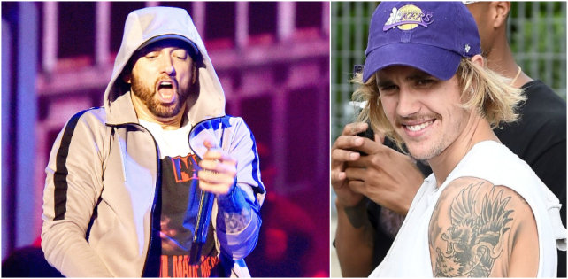 ​Джастин Бибер упрекнул Эминема в нелюбви к новой школе рэпа, раскритиковав один из его треков