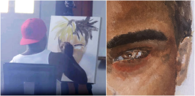 ​Hopsin написал портрет XXXTentacion — оказывается, изначально он был художником, а  не рэпером