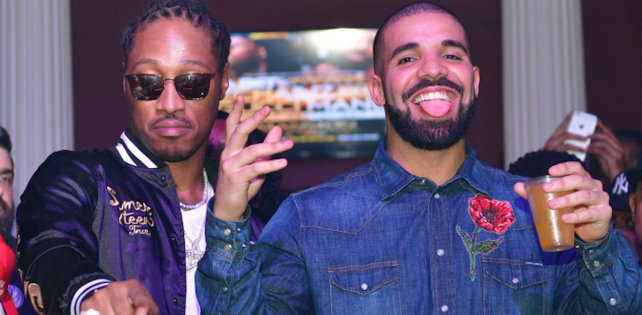 ​Drake и Future похвастались одинаковыми цепями, которые стоят $400 000