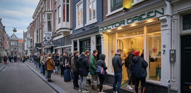 В связи с коронавирусом в Америке — огромные очереди за оружием. Угадайте, за чем стоят в Голландии?