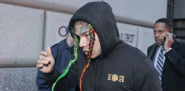 ​6ix9ine отпустили под домашний арест из-за риска заразиться коронавирусом