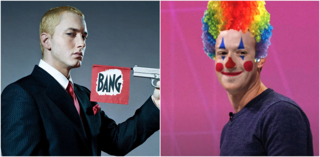 ​«Ты маленький интернет-клоун»: нейросеть с голосом Эминема задиссила Марка Цукерберга