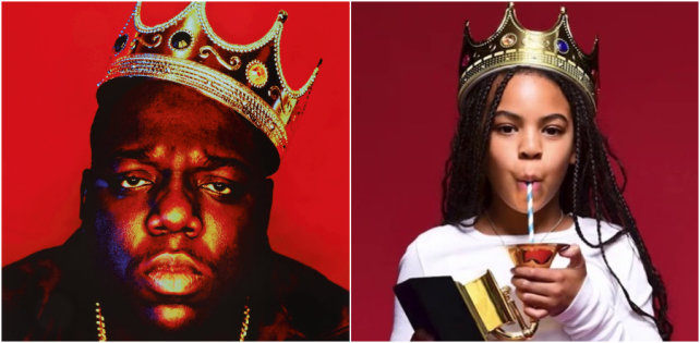 ​Дочка JAY-Z и Beyoncé сфотографировалась со своей «Грэмми» — возможно, на ней корона Бигги за $600 000