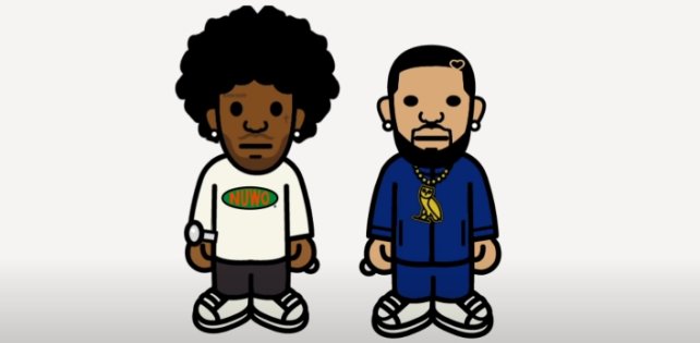 ​Drake и Brent Faiyaz выпустили потенциальный хит «Wasting Time» на продакшн The Neptunes