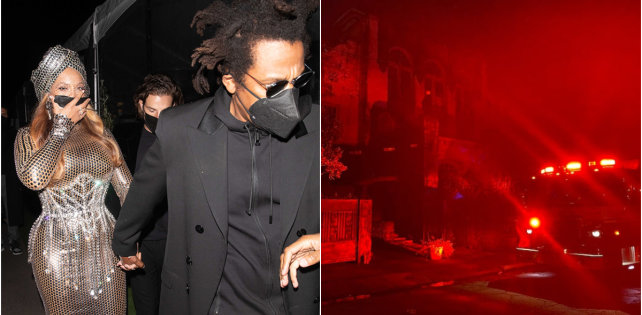 ​Неизвестный поджег особняк JAY-Z и Beyoncé за $3 млн. Его тушили 22 пожарных