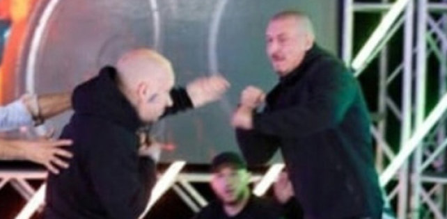 Фото дня: SCHOKK и Рома Жиган дерутся, а Чипинкос их разнимает 