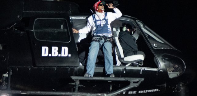 Вертолетом на Rolling Loud — как A$AP Rocky высадился в Калифорнии.