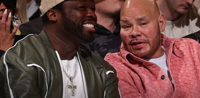 50 Cent решил вопросы с Джо Бадденом на баскетбольном матче «Нью-Йорк Никс».