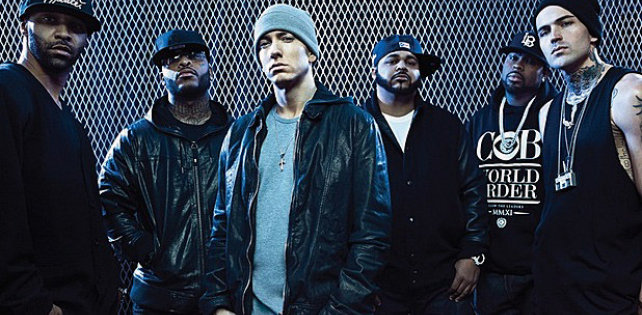 Eminem и Slaughterhouse фристайлят на BET