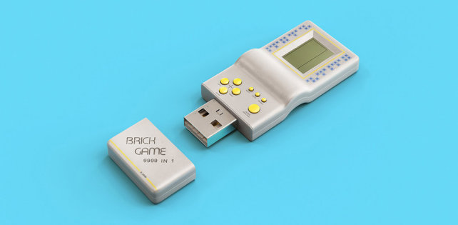 Румыния доставляет: флешки с «Тетрисом» и «Марио» 