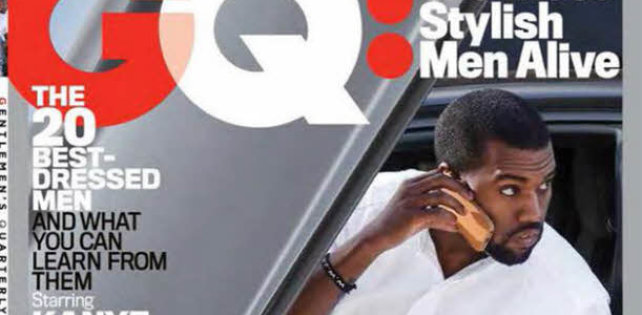 Журнал GQ назвал Kanye West'a самым стильным мужчиной в мире