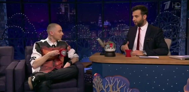 Oxxxymiron стал гостем шоу «Вечерний Ургант»