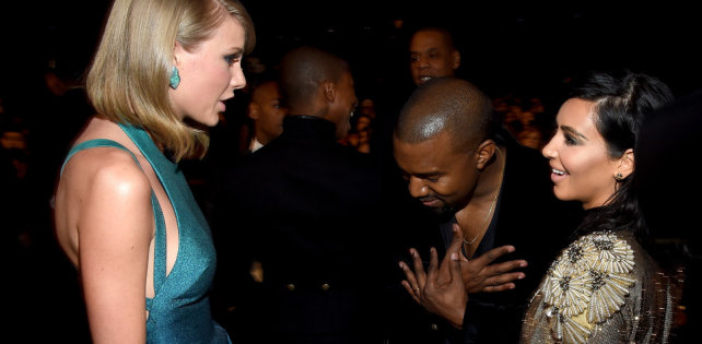 Тейлор Свифт дала Канье добро на строчки про суку из «Famous»: доказано Ким