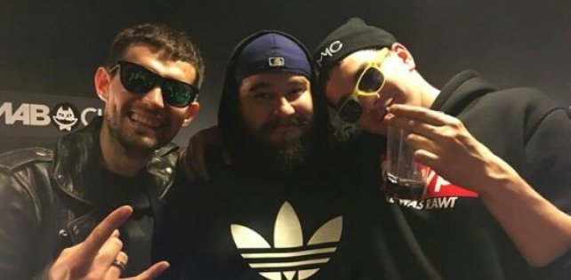 Noize MC и Гнойный встретились в гримерке ЛСП и спели «Песню для радио»