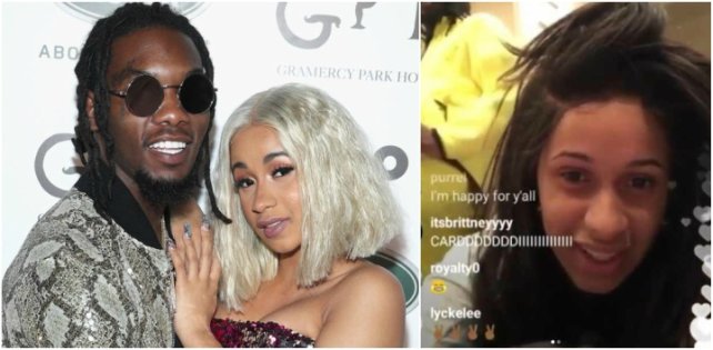 Cardi B якобы занялась сексом с Offset в прямом эфире. А потом сказала, что пошутила