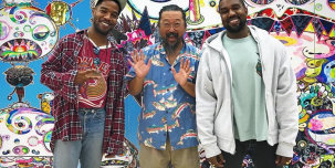 ​Смотрим обложку альбома Kanye West и Kid Cudi за авторством японского художника
