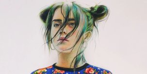 ​16-летняя девочка из Пермского края нарисовала Billie Eilish для обложки Vogue
