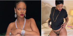 ​Фото дня: Rihanna снялась в новом белье в поддержку ЛГБТ-сообщества