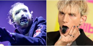 Machine Gun Kelly оскорбил солиста Slipknot: «Я рад, что мне не надо в 50 лет носить гребаную маску на сцене»