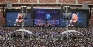 Баста собрал 70 тысяч человек на стадионе «Лужники» — фото и видео