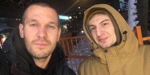 ​Фото дня: Loc-Dog вместе с Артуром Скоттом, участником группы «Стороны Ра»